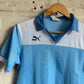 1980s Baby Blue Puma Football Template Shirt