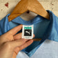 1980s Baby Blue Puma Football Template Shirt