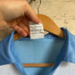 1980s Baby Blue Puma Football Template Shirt