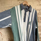 1980s Faded Striped Rugby Long Sleeve Shirt