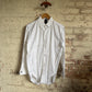 1960s White British Formal Cotton Shirt