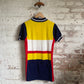 1980s Multicoloured Italian Knitted Cycling Zip Shirt
