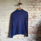 1970s Navy Blue Slazenger Long Sleeve Shirt