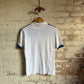 1980s White Fred Perry Towelling Polo Shirt Top