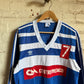 1980s Blue Adidas Football Template Long Sleeve Shirt