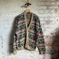 1980s Marlboro Aztec Knitted Cardigan Jumper