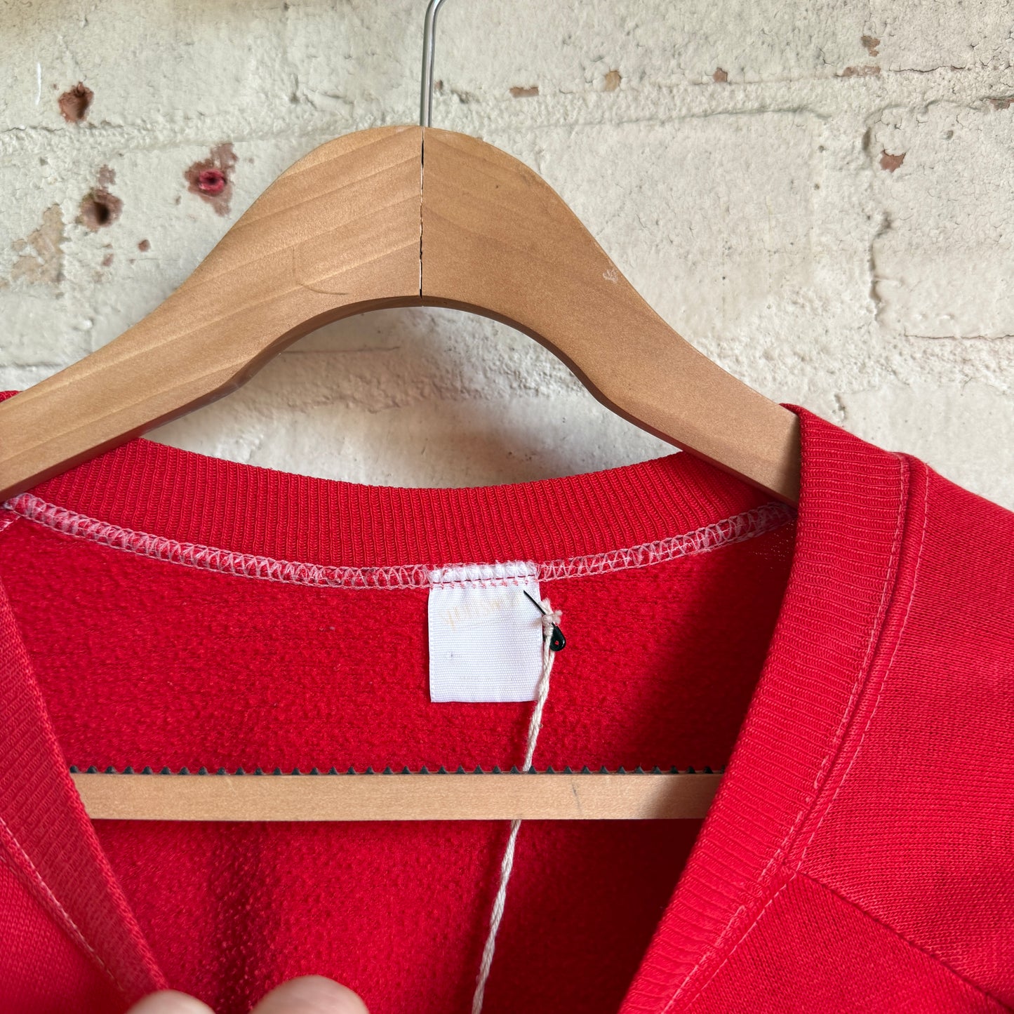 1970s Red Capital Radio Raglan Sweatshirt