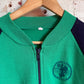 1980s Green and Navy Volleyball Track Top