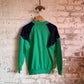 1980s Green and Navy Volleyball Track Top