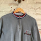 1980s Grey Faded Zip Sweatshirt
