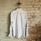 1970s White British Formal Ruffle Shirt