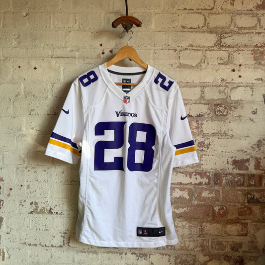 White Nike NFL Vikings Jersey Top