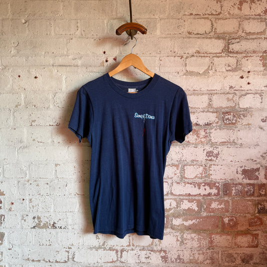1970s Navy 'Graphic' Screen Stars T-Shirt