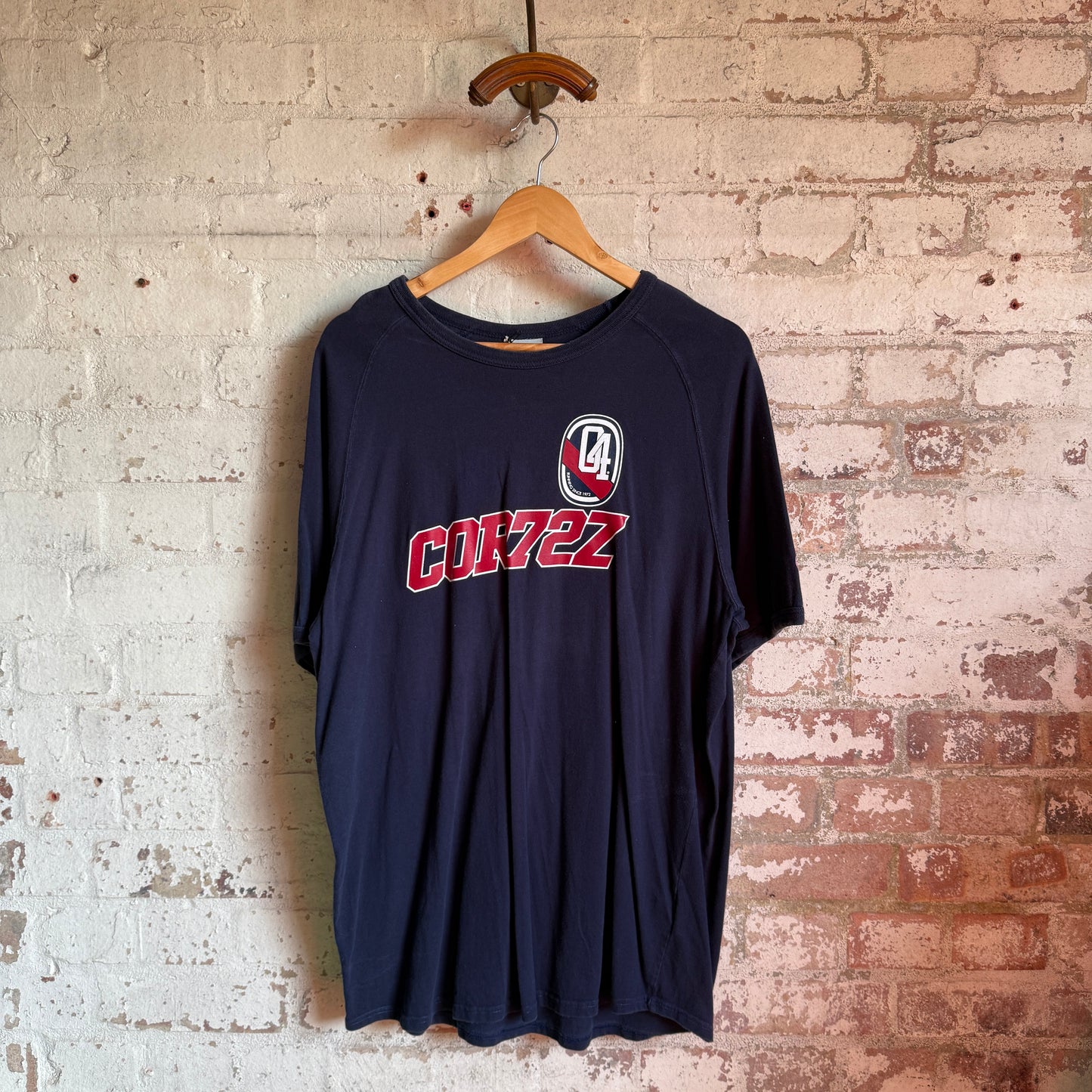 2000s Navy Nike Cortez Graphic T-Shirt
