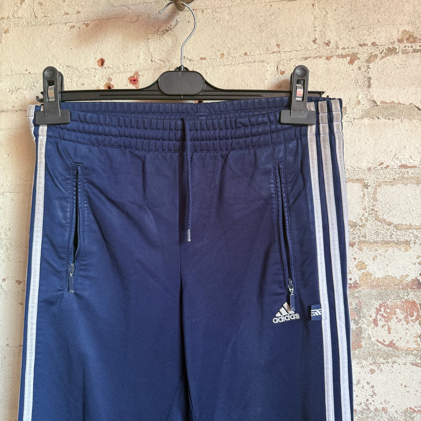 1990s Navy Adidas Tracksuit Bottoms