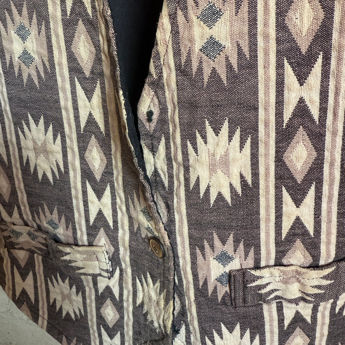 1980s Aztec Waistcoat