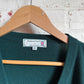 1990s Green 100% Cashmere Knitted Jumper