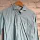 1950s Turquoise British Pullover Cotton Shirt