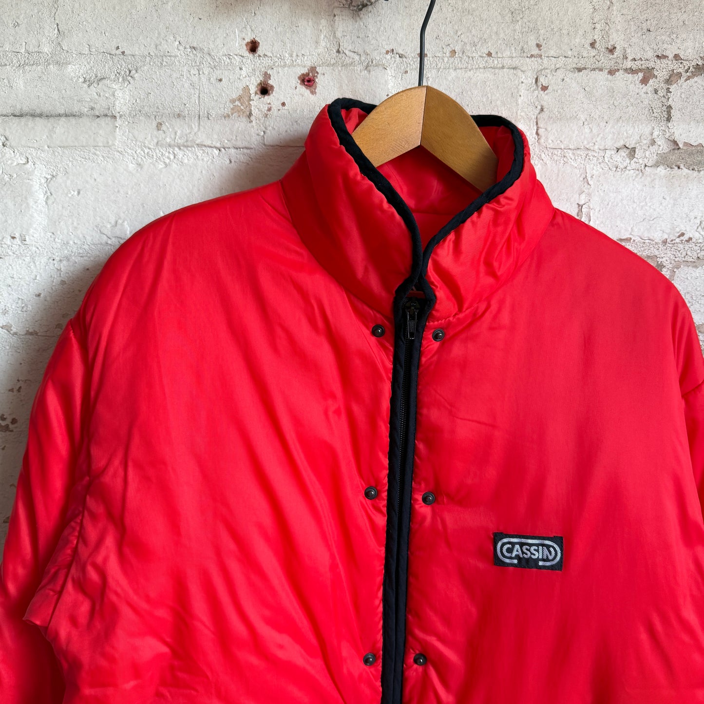 1980s Red Padded Ski Jacket