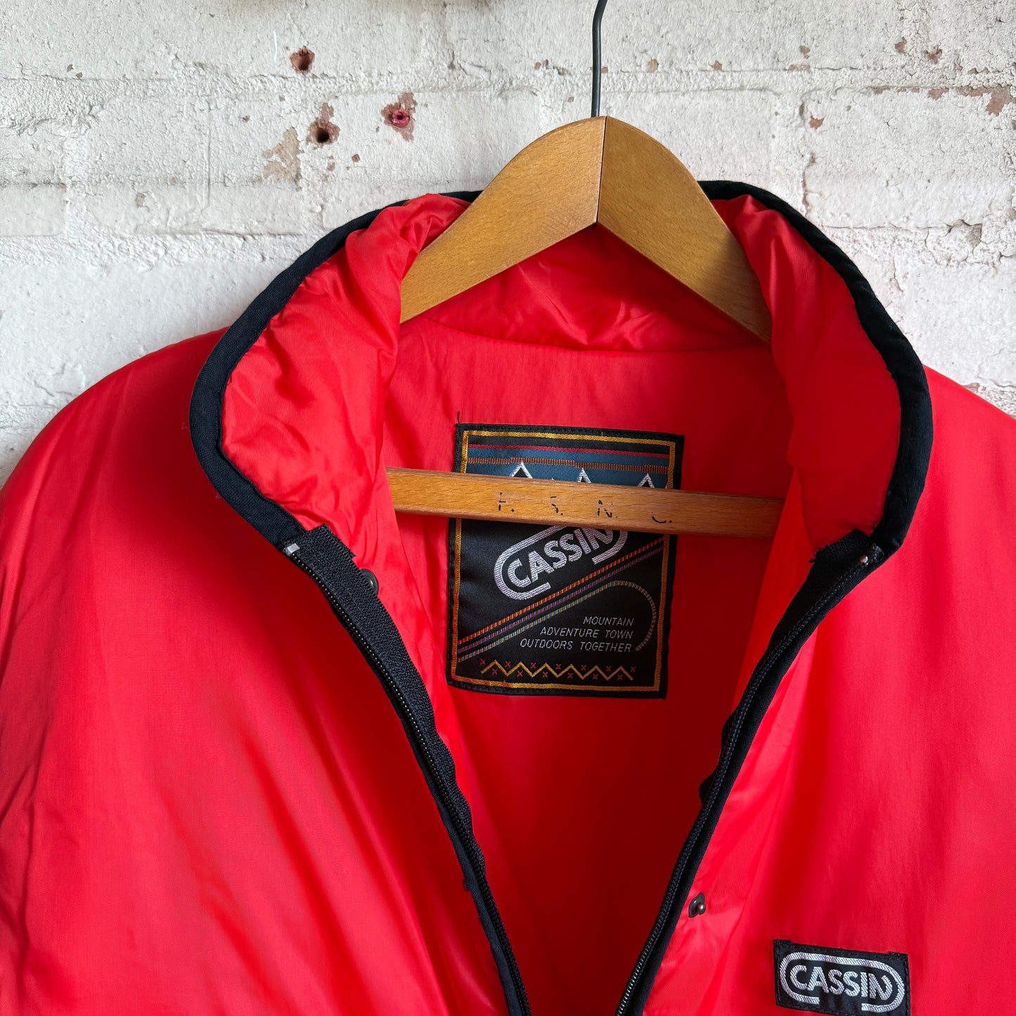 1980s Red Padded Ski Jacket