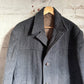 1950s Grey Wool French Overcoat Jacket