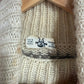 1960s Beige Norwegian Knitted Roll Neck Jumper