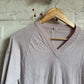 1950s Beige Womens Long Sleeve Jumper