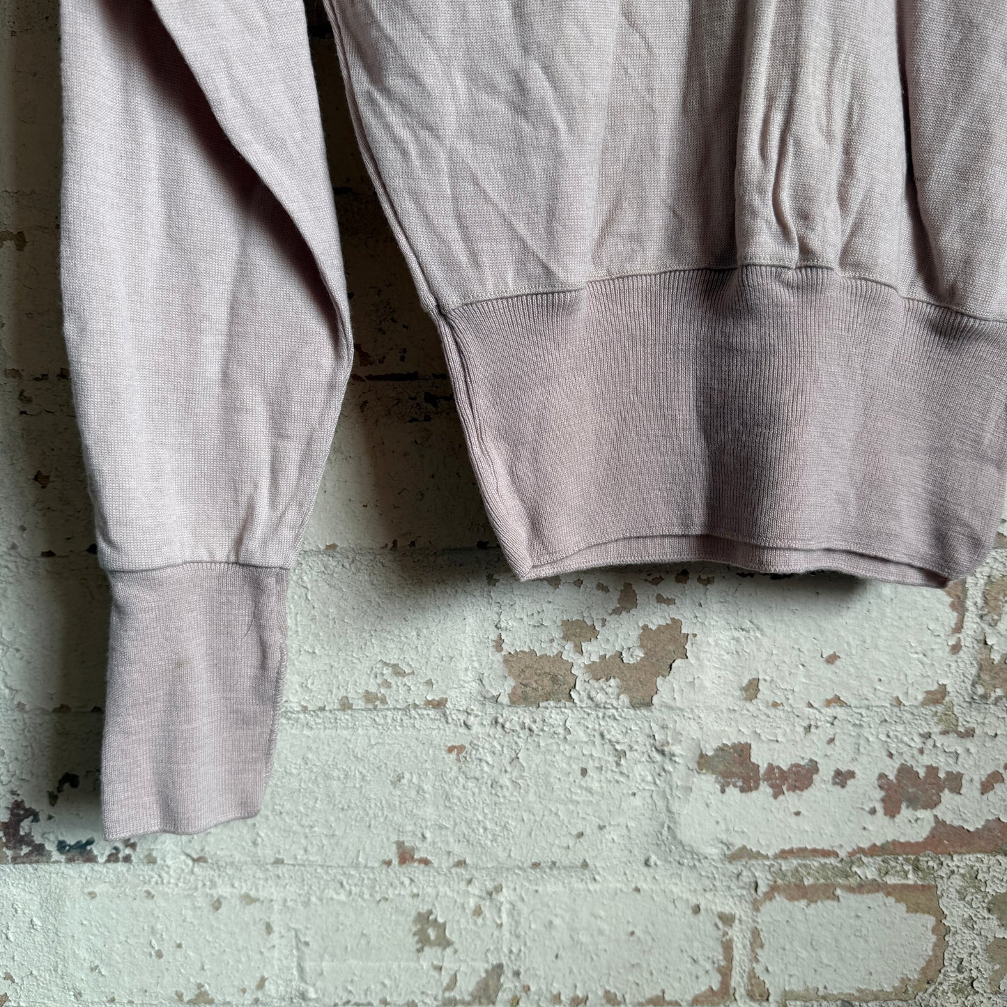 1950s Beige Womens Long Sleeve Jumper