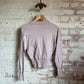 1950s Beige Womens Long Sleeve Jumper