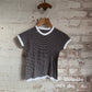 1970s Grey Raglan Knitted T-Shirt