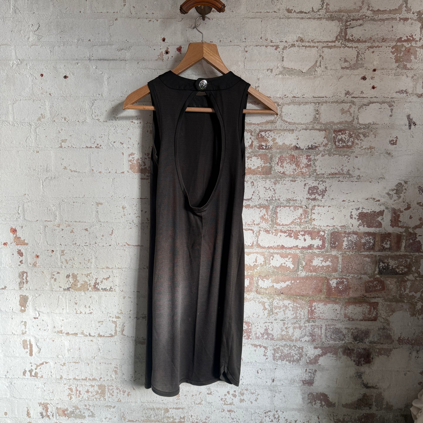 1970s Brown Mary Quant Ginger Evening Dress