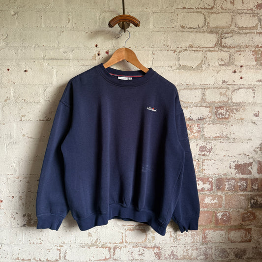 1990s Navy Ellesse Sweatshirt