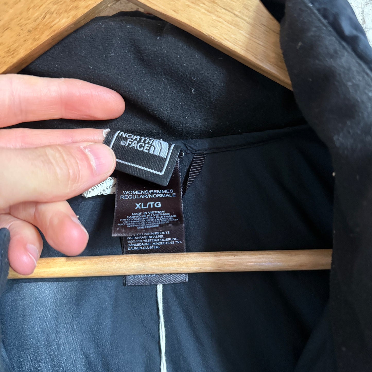 Black The North face Womens Puffer Jacket Coat