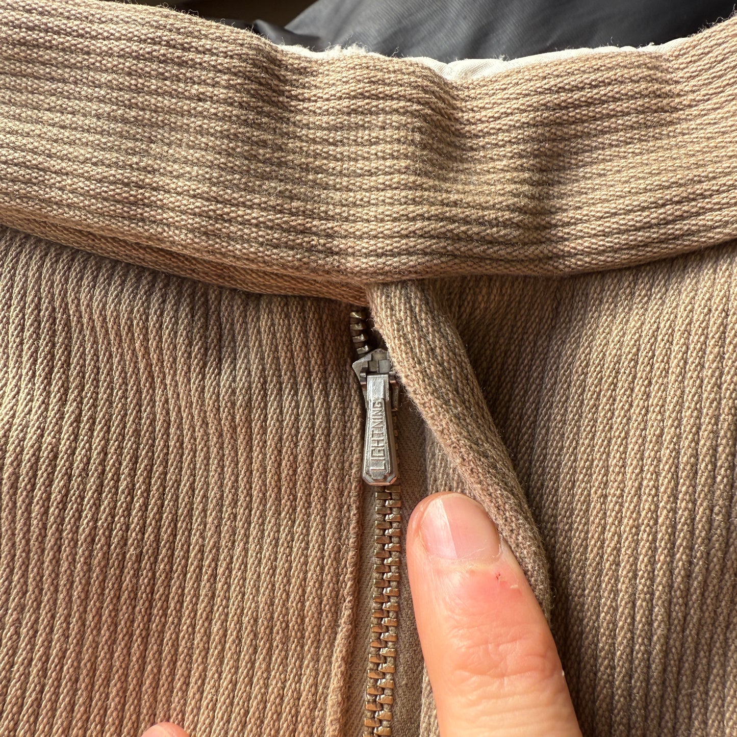 1960s Beige Wool British Formal Trousers