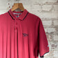 1990s Red Reebok Embroidered Polo Shirt Top