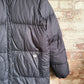 2000s Black Nike Long Puffer Jacket Coat