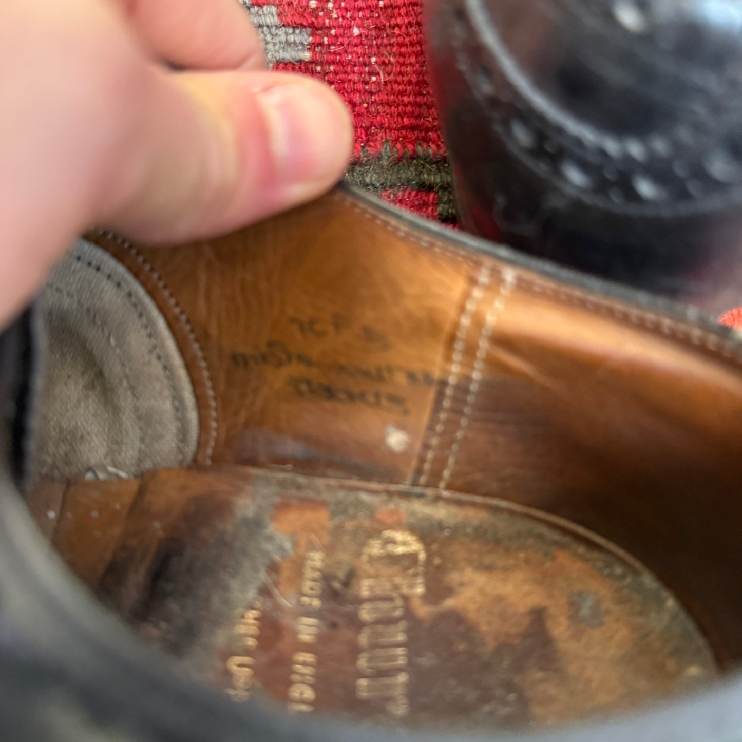 1960s Black Church's Brogue Shoes