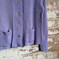 1950s Lilac Wool British Knitted Jumper