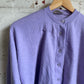 1960s Purple Acrylic British Button Cardigan Jumper