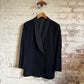 1960s Black Smoking Dinner Suit Blazer Jacket
