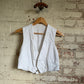 1930s White Cotton Formal Waistcoat