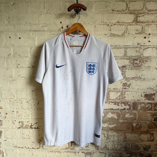White Nike England Home Football Kit Shirt