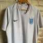 White Nike England Home Football Kit Shirt
