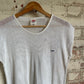 1980s White Levis Netting Vest T-Shirt Top