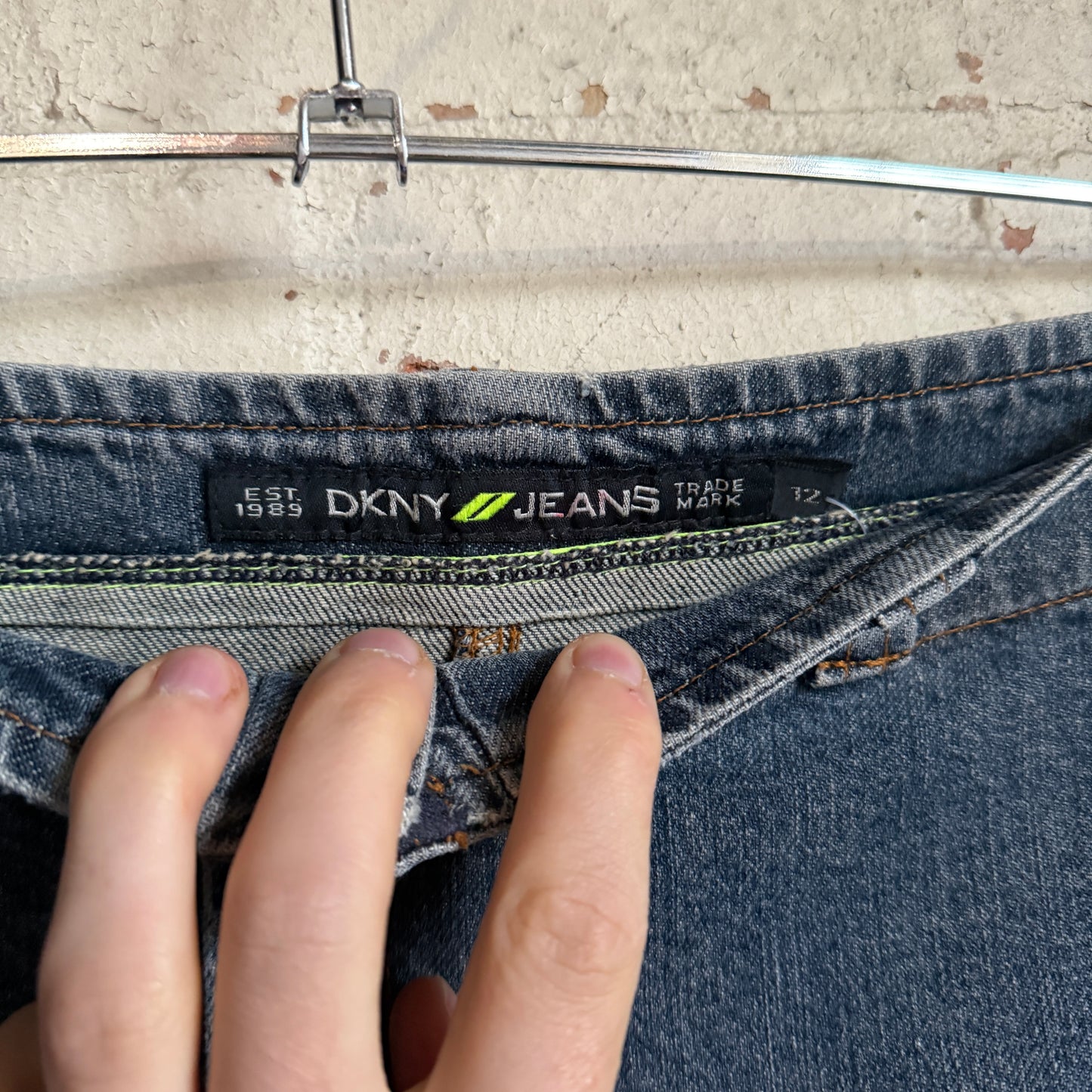 2000s Y2K Denim DKNY Skirt