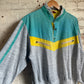 1980s Cotton Zip Button Unusual Sweatshirt