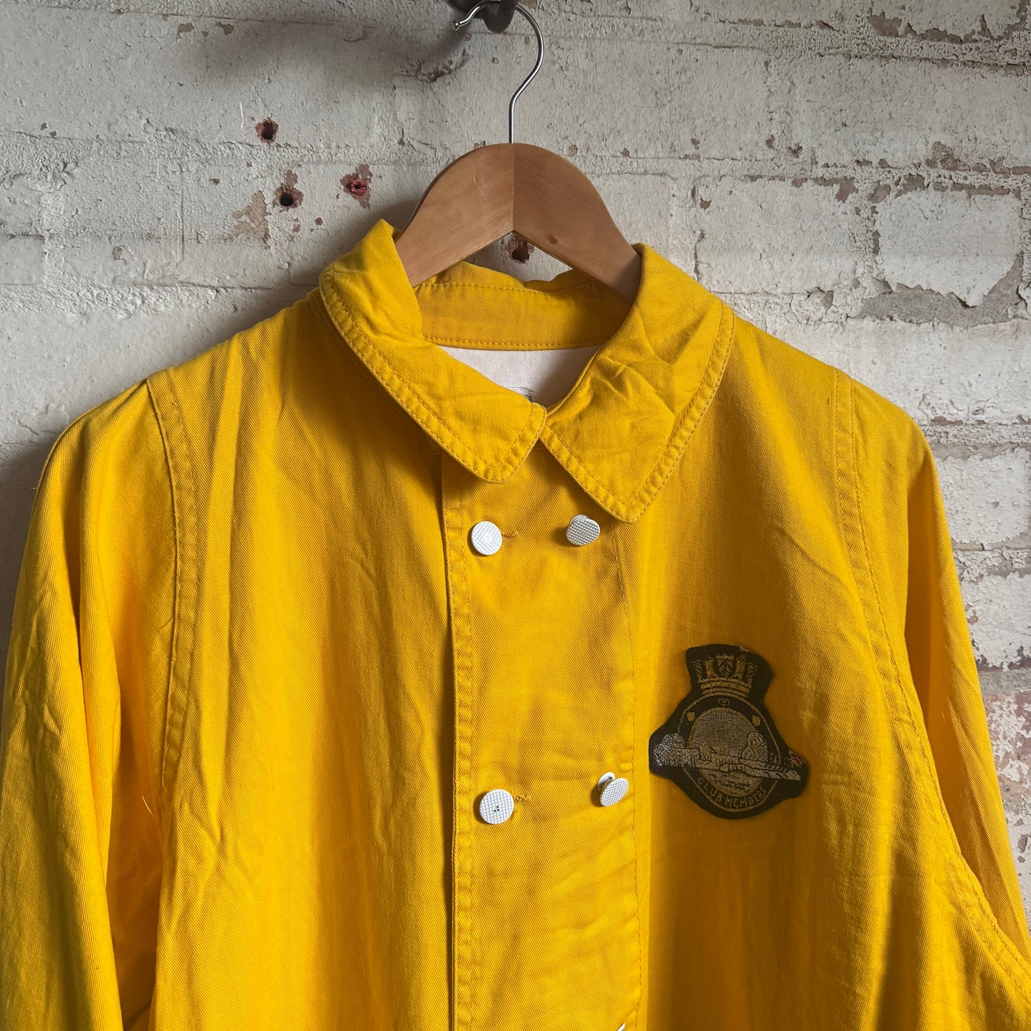 1980s Yellow Cotton Valentino Coach Jacket