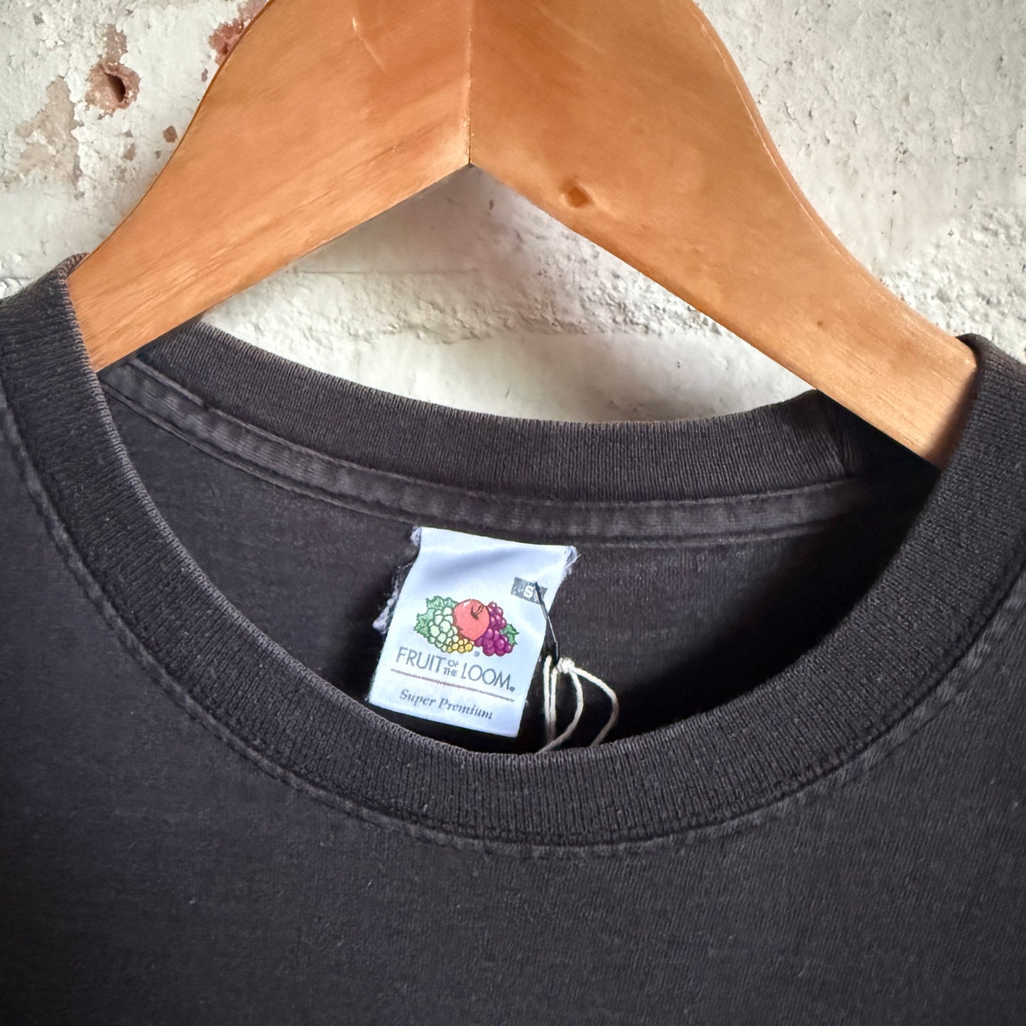 2000s Black Faded Tiger Adoption Graphic T-Shirt