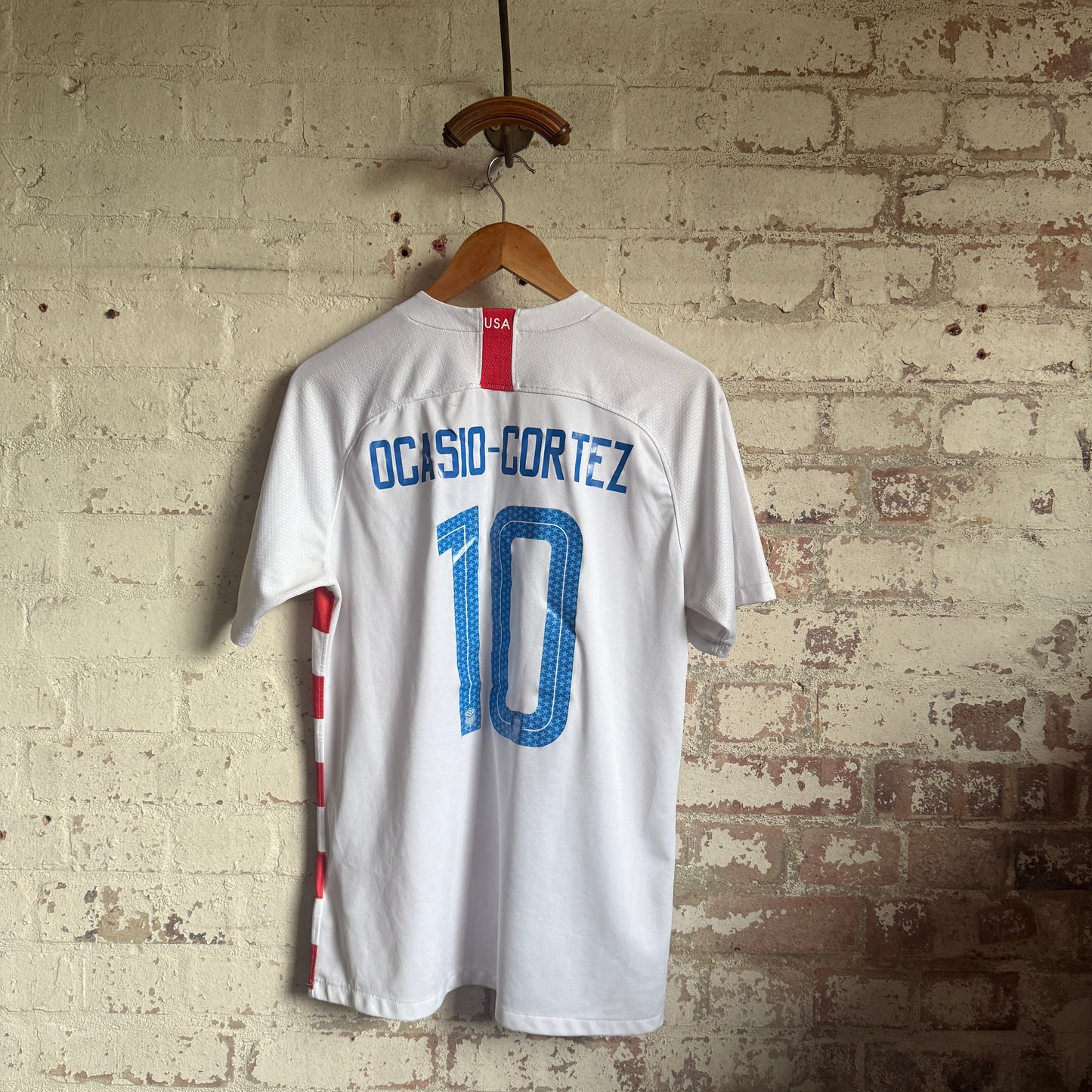 2000s Nike USA Home Football Kit Shirt
