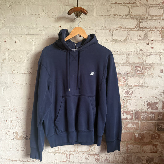 2000s Navy Nike Logo Hoodie Jumper